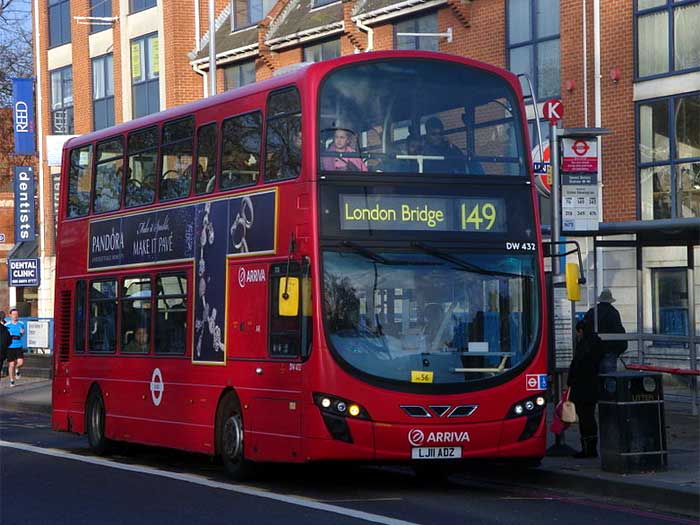 Arriva London route 149 double-decker