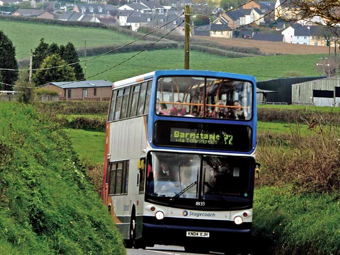 A Stagecoach double-decker