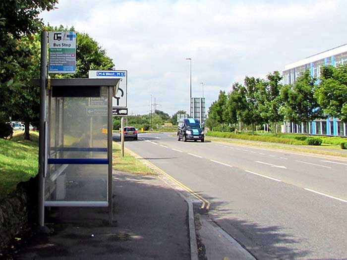 Badminton Road bus shelter