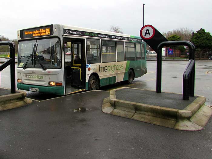 Bus station in Yate