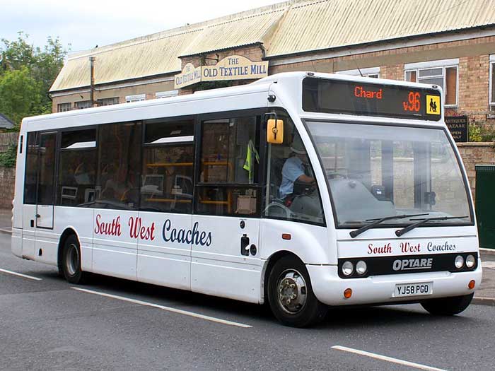 Route 96 South West Coaches bus
