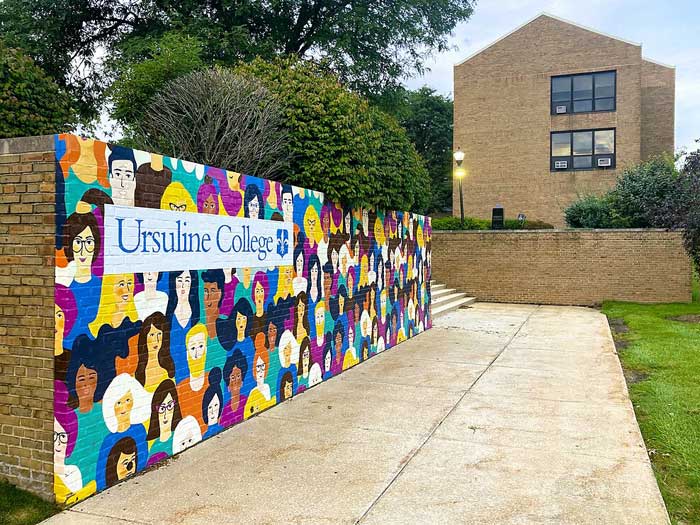 Mural at Ursuline College