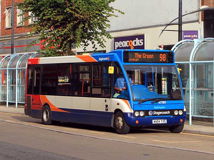 A Stagecoach South West Optare Solo single-decker