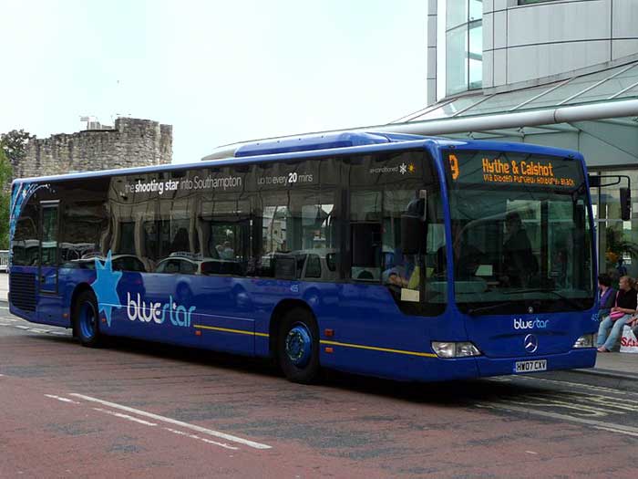 Bluestar route 9 single-decker