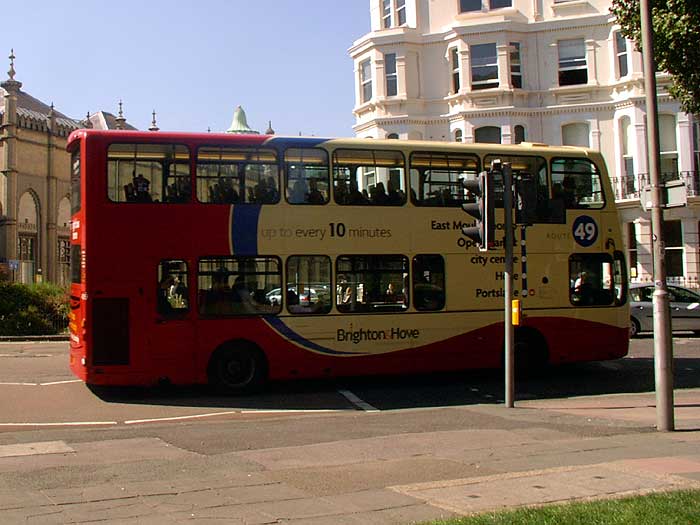 A double-decker bus in Brighton & Hove