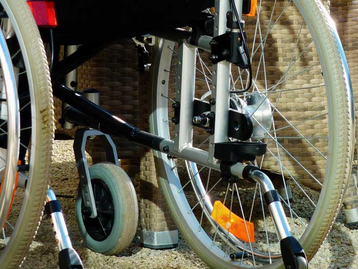 A wheelchair