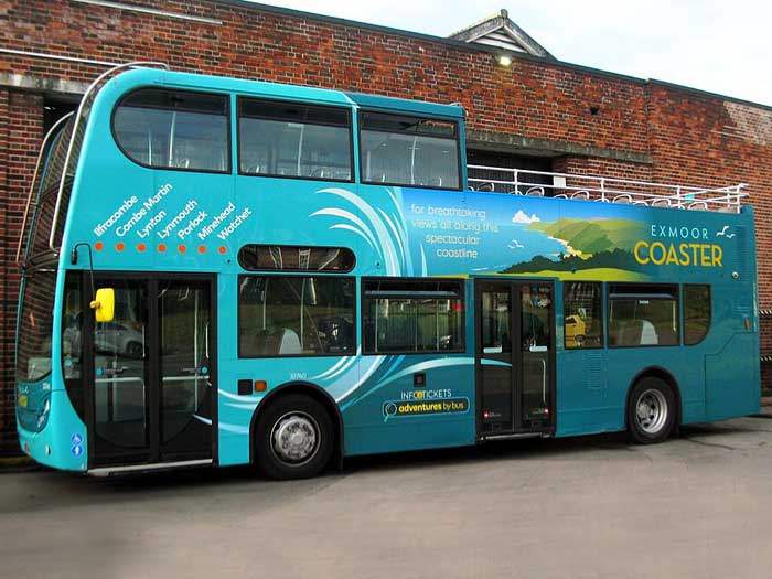 Exmoor Coaster open-top bus