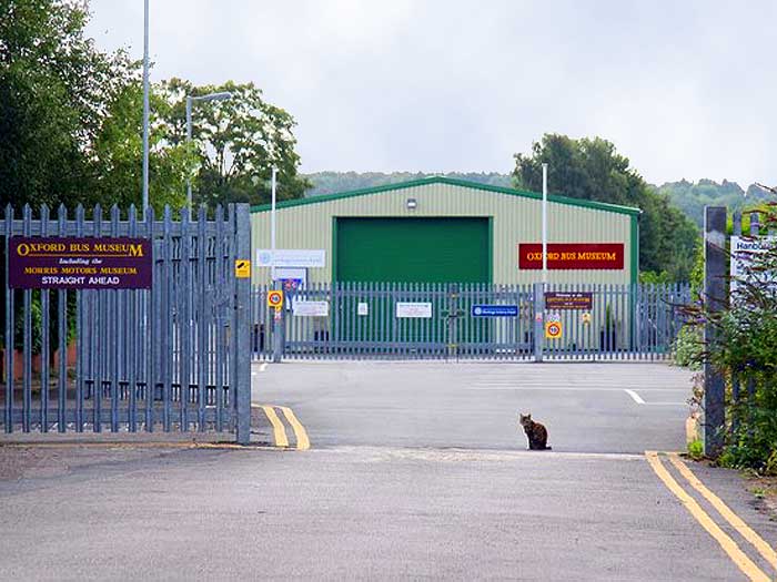 Entrance to Oxford Bus Museum